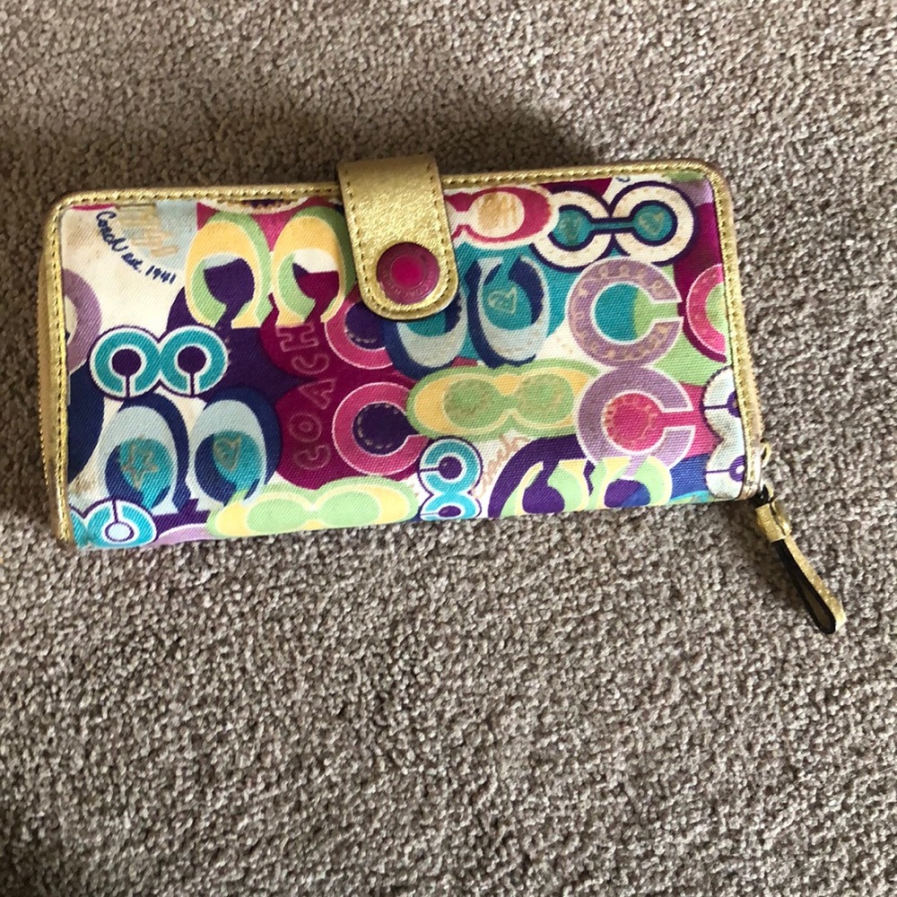 Authentic Coach Wristlet